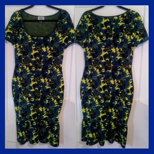 🍒3/$10 - Zac Posen Dress Blue Yellow